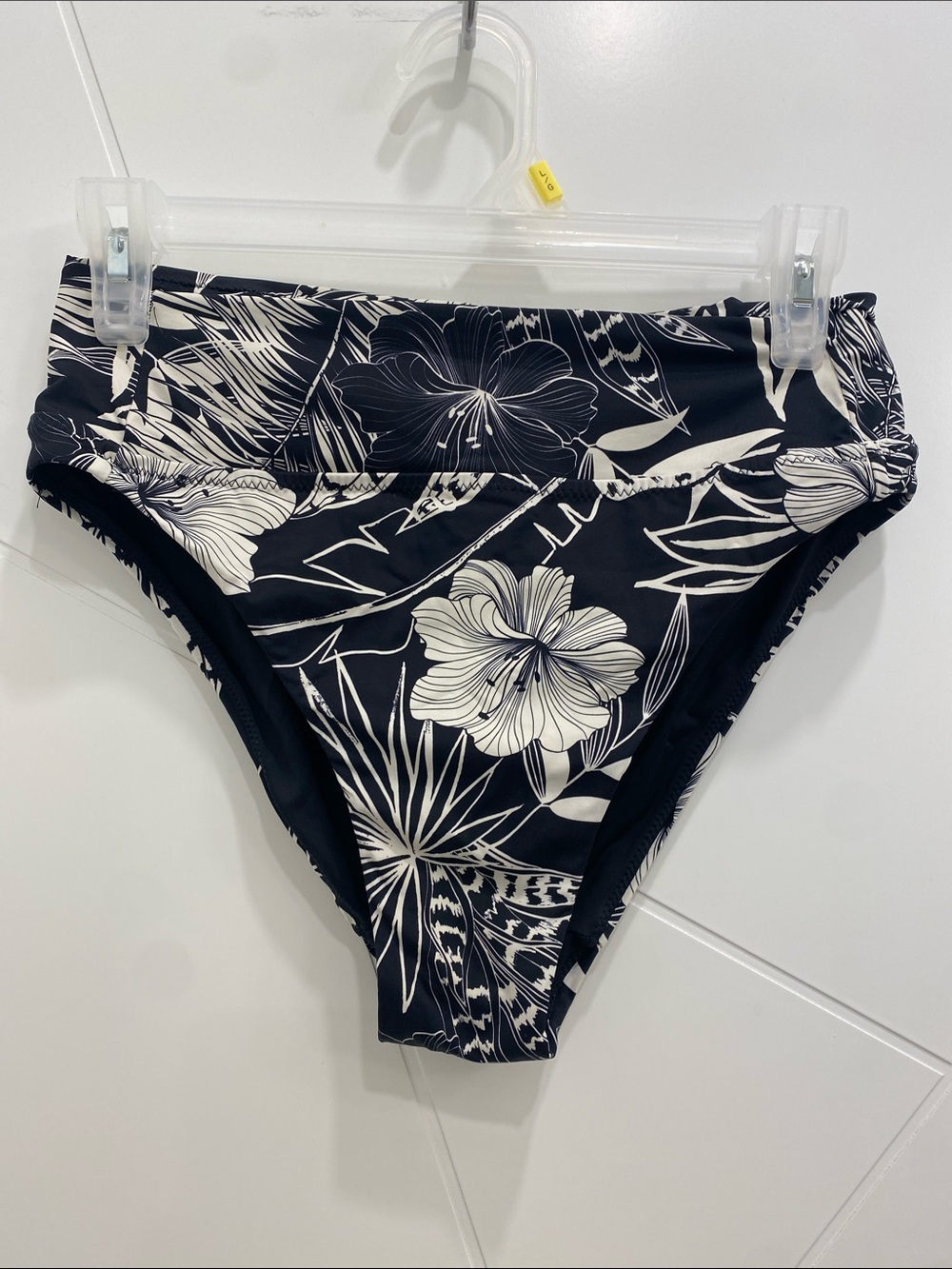 Knix | Sculpt High Rise High Cut Swim Bottom | Hibiscus Heat | Size M